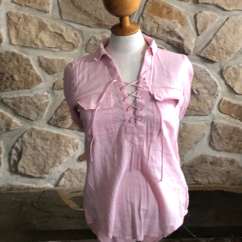 Pink long sleeve top